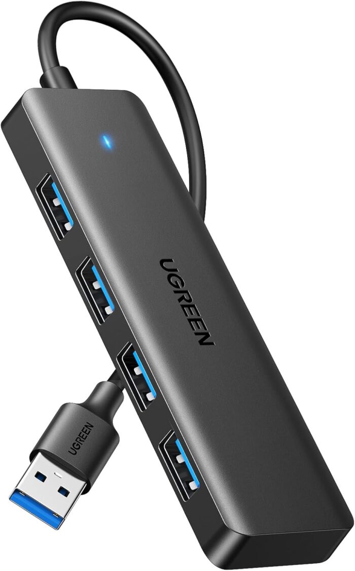 UGREEN USB 3.0 Hub, 4 Ports USB A Splitter Ultra-Slim USB Expander for Mouse, Keyboard, Flash Drive, U Disk, Printer Compatible with Laptop, Desktop PC, Xbox, PS5, and More - Image 5