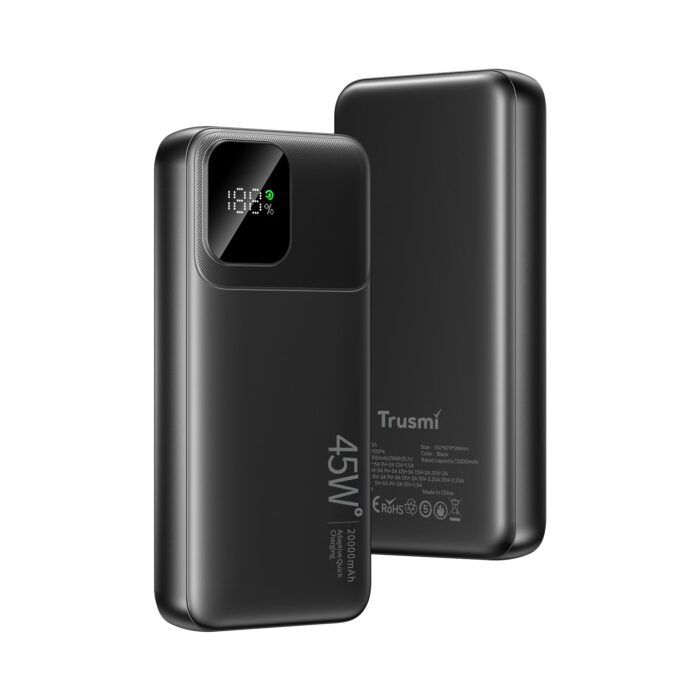 TRUSMI 20000mAh 45W Digital Display  Power Bank (PB14-011 )