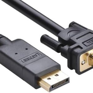 UGREEN 1.5 Mtr DP Male To VGA Male Cable (10247)