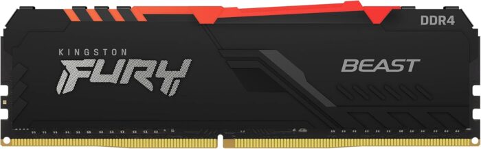 Kingston Fury Beast RGB 8GB 3200MT/s DDR4 CL16 Desktop Memory Single Stick KF432C16BBA/8 - Image 2