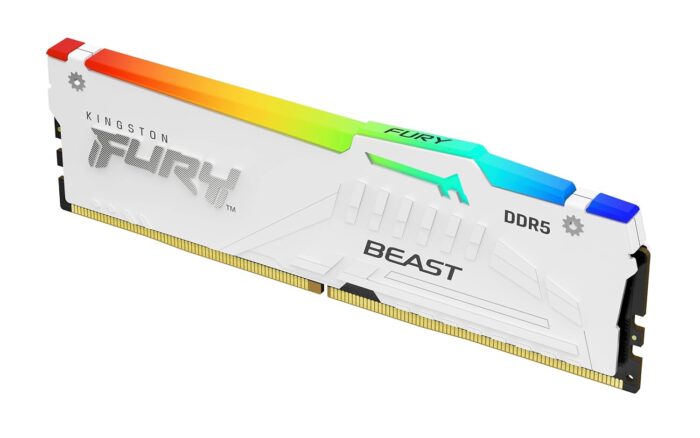 Kingston Fury Beast White RGB 16GB 6000MT/s DDR5 CL30 DIMM Desktop Gaming Memory Single Module AMD Expo/Intel XMP - KF560C30BWEA-16 - Image 2
