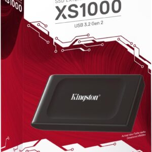 Kingston XS1000 1TB SSD | Pocket-Sized | USB 3.2 Gen 2 | External Solid State Drive | Up to 1050MB/s | SXS1000/1000G