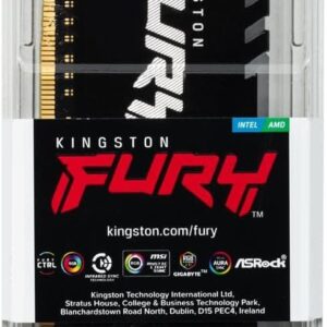 Kingston Fury Beast RGB 8GB 3200MT/s DDR4 CL16 Desktop Memory Single Stick KF432C16BBA/8