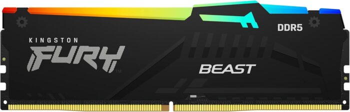 Kingston Fury Beast RGB 8GB 6000MT/s DDR5 CL40 DIMM Desktop Memory Single Module | Intel XMP 3.0 | Infrared Sync Technology | Overclocking Stability | KF560C40BBA-8 - Image 2