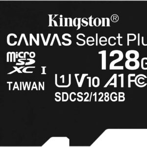 Kingston 128GB Canvas microSDXC Card | Without Adapter | Memory Card 128GB