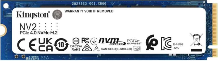 Kingston NV2 250G M.2 2280 NVMe Internal SSD | PCIe 4.0 Gen 4x4 | Up to 3000 MB/s | SNV2S/250G - Image 2