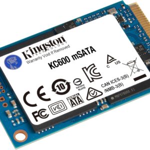 Kingston KC600 SSD 256GB SATA3 mSATA - SKC600MS/256G | Kingstone SSD 256GB