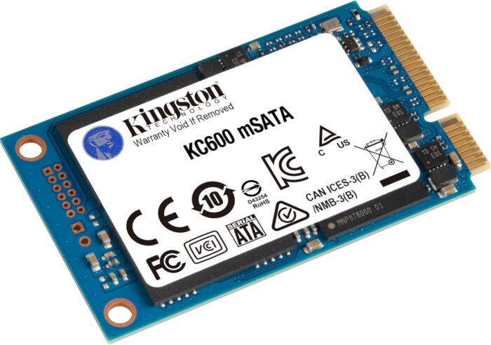 Kingston KC600 SSD 256GB SATA3 mSATA - SKC600MS/256G | Kingstone SSD 256GB
