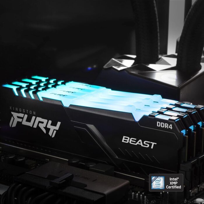 Kingston Fury Beast RGB 8GB 3200MT/s DDR4 CL16 Desktop Memory Single Stick KF432C16BBA/8 - Image 3