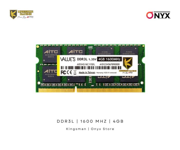 KINGSMAN 4GB 1600 MHz DDR3L Laptop Ram | KSD34G16C11SDL