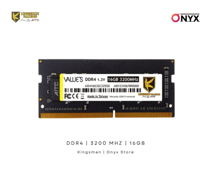 KINGSMAN 8GB DDR4 3200 MHz Laptop Ram | KSD48G32C22SOD