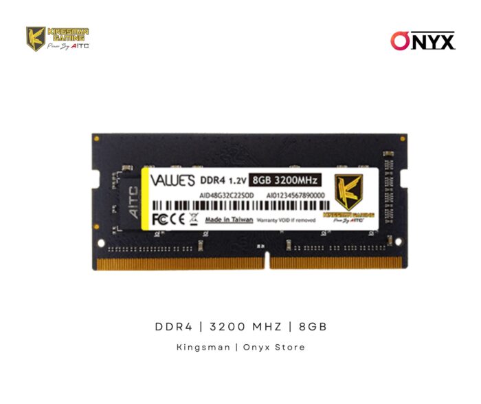 KINGSMAN 16GB DDR4 3200 MHz Laptop Ram | KSD416G32C22SOD