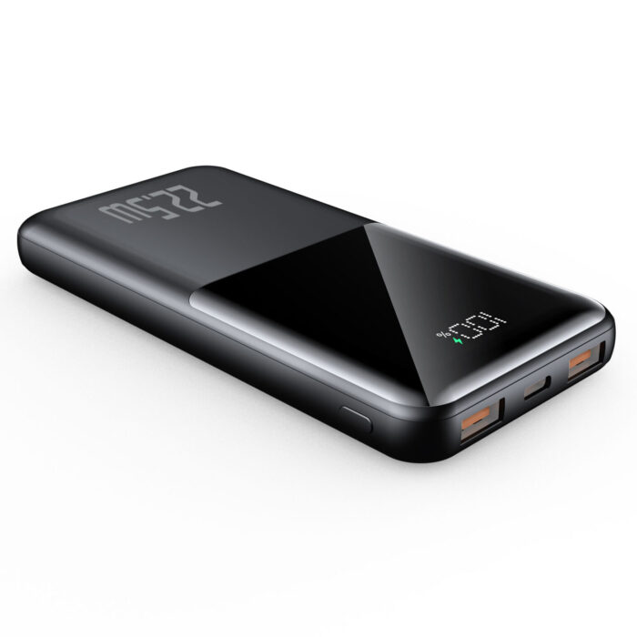 TRUSMI 10000mAh PD22.5W Digital Power Bank (PB03-011)-BLACK - Image 3