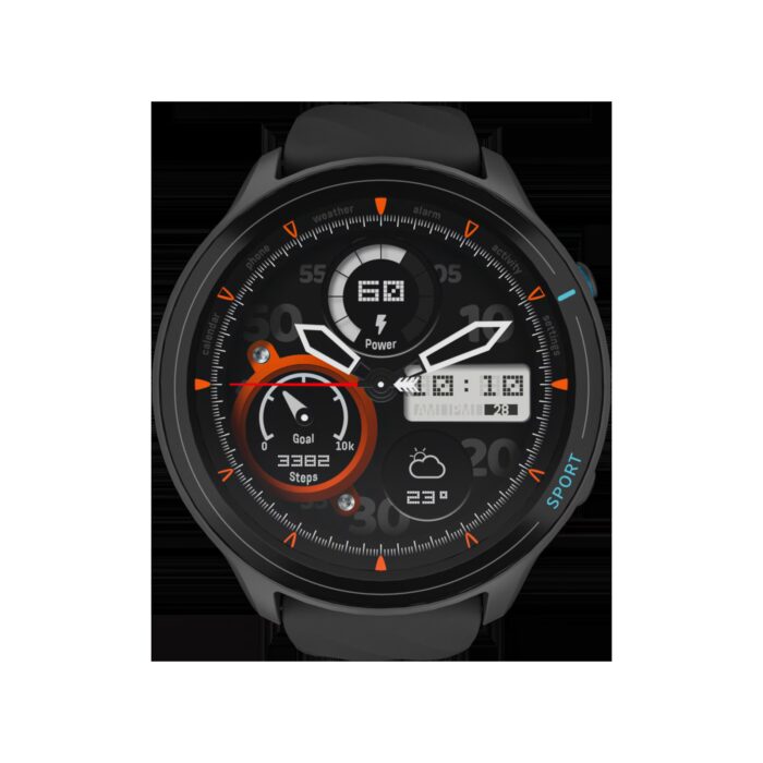 TRUSMI WH02-011 Sport Smart Watch Black - Image 2