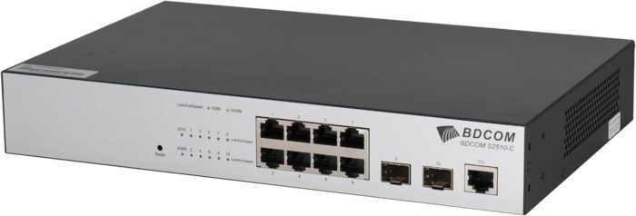 BDCOM S2510-C | S2500-C Series Switch | L2 Managed Switch - 8x1G Port