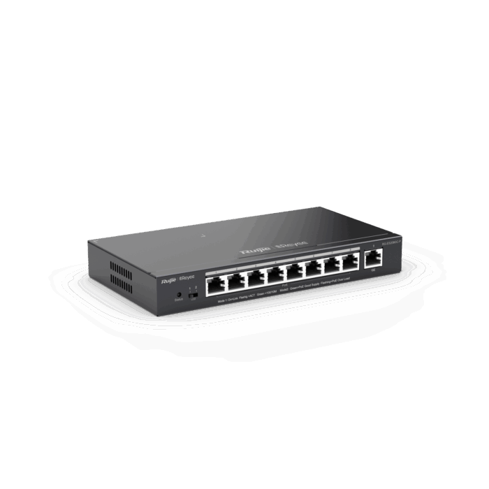RG-ES209GC-P, 9-Port Gigabit Smart Cloud Managed PoE Switch