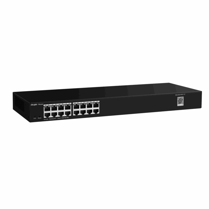 RG-ES216GC, 16-Port Gigabit Smart Cloud Managed Non-PoE Switch