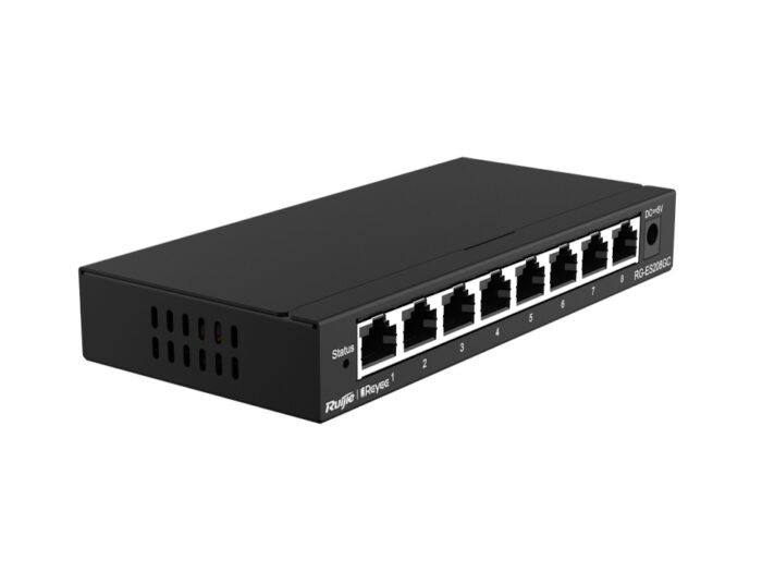 Ruijie Reyee RG-ES208GC, 8-Port Gigabit Smart Cloud Managed Non-PoE Switch
